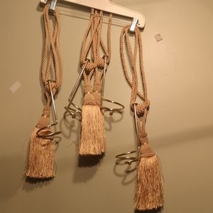 😄Golden tassels curtain ties anchor